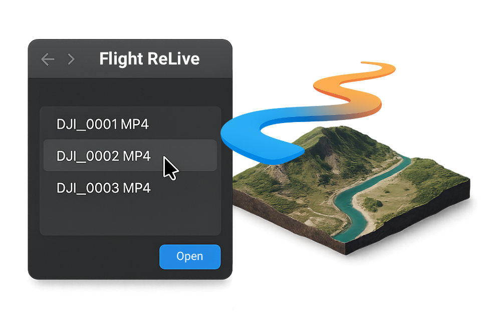 select drone flight to see it differently